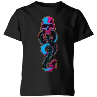 Harry Potter Dark Mark Neon Kids' T-Shirt - Black - undefined undefined