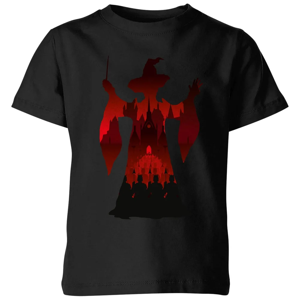 Harry Potter McGonagall Silhouette Kids' T-Shirt - Black - 3-4 Years Image 1