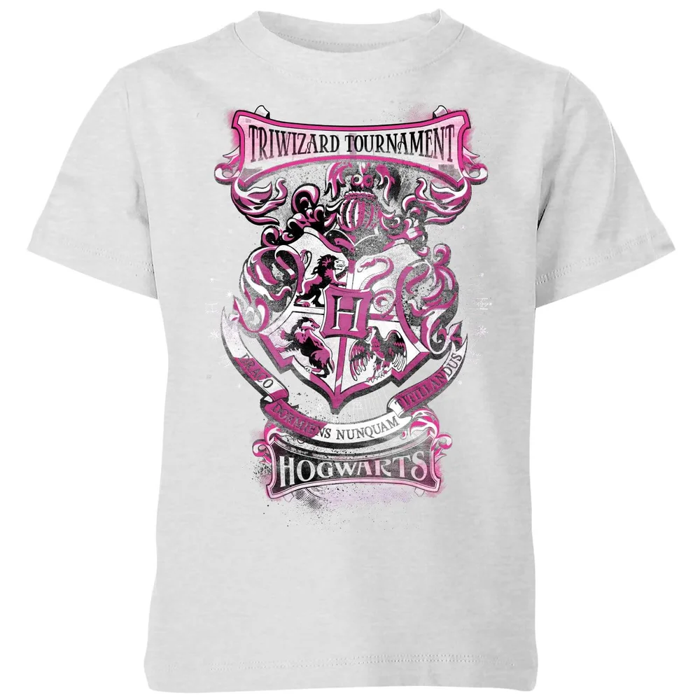Harry Potter Triwizard Tournament Hogwarts Kids' T-Shirt - Grey - 3-4 Years Image 1