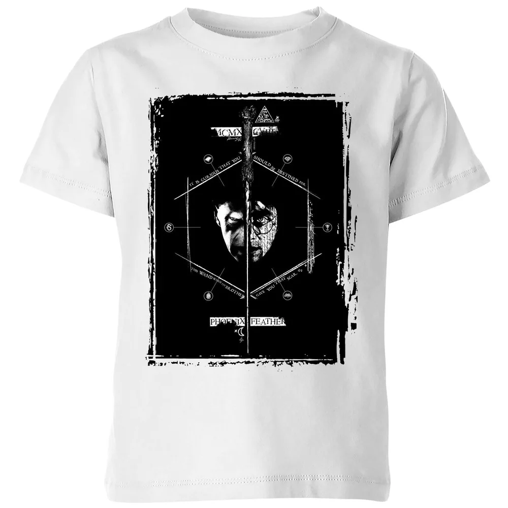 Harry Potter Harry Voldemort Wand Kids' T-Shirt - White - 3-4 Years Image 1