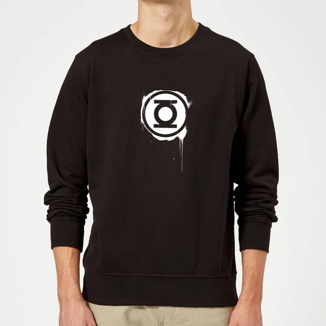 Justice League Graffiti Green Lantern Sweatshirt - Black