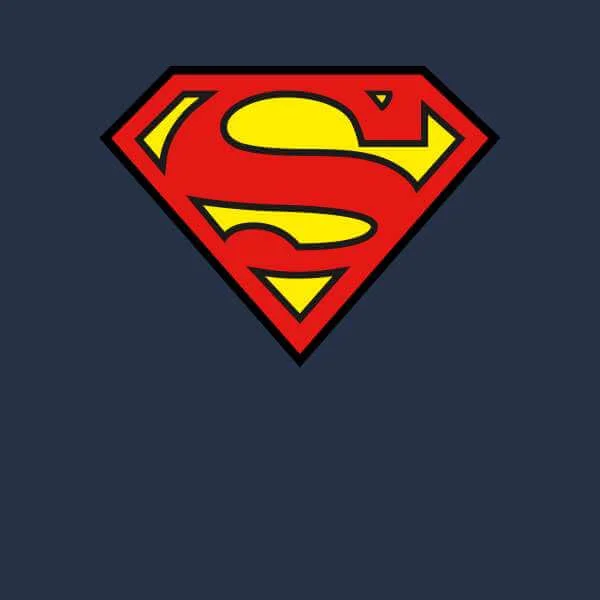 Justice League Superman Logo Men's T-Shirt - Navy