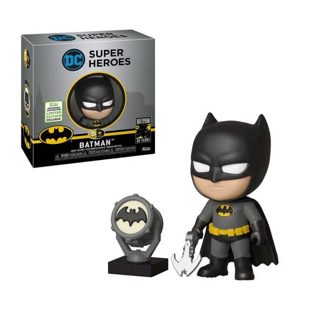 Batman - Black & Yellow 5-Star Vinyl Figure ECCC 2019 Exclusive Image 1