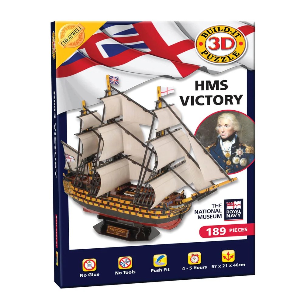 Build it 3D HMS Victory Puzzle Image 1