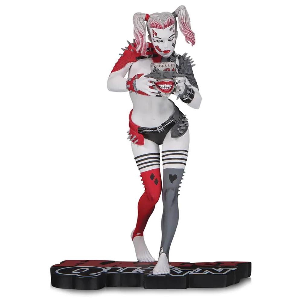 DC Collectibles Comics Red, White & Black Statue Harley Quinn by Greg Horn 16 cm Image 1