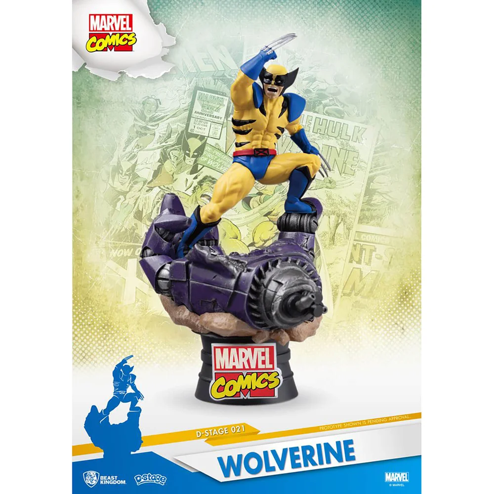 Beast Kingdom Marvel Comics D-Stage PVC Diorama X-Men Wolverine 15 cm Image 1