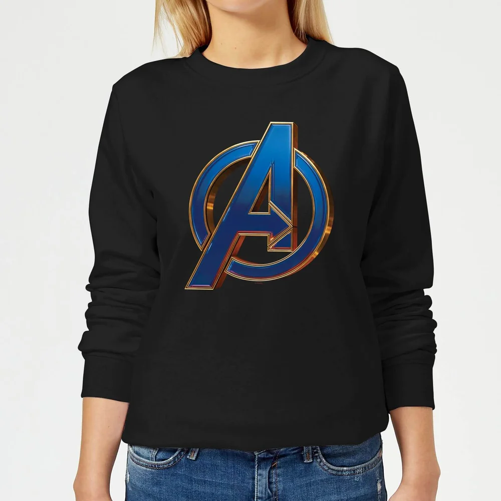 Avengers Endgame Heroic Logo Women's Sweatshirt - Black - XS Image 1