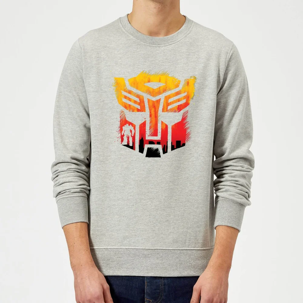 Transformers Autobot Symbol Sweatshirt - Grey - S - Grey Image 1