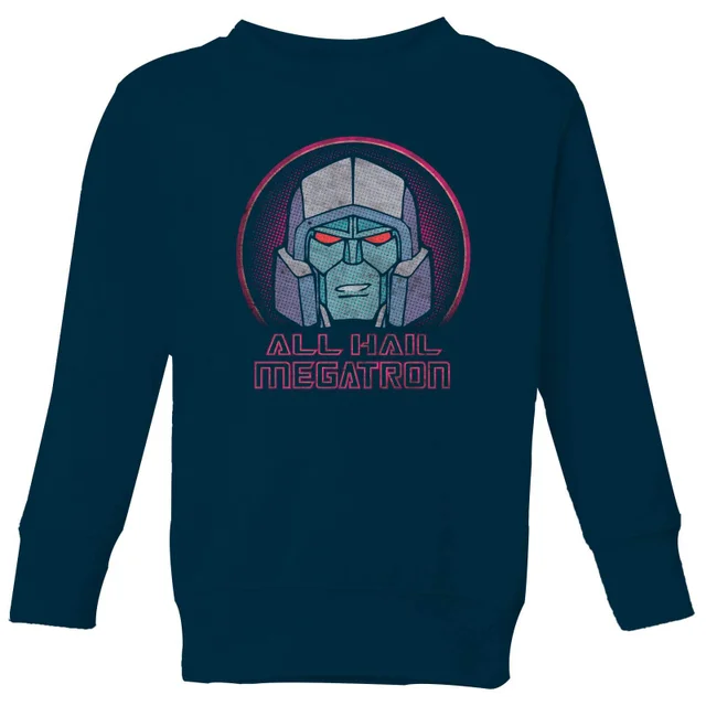 Transformers All Hail Megatron Kids' Sweatshirt - Navy