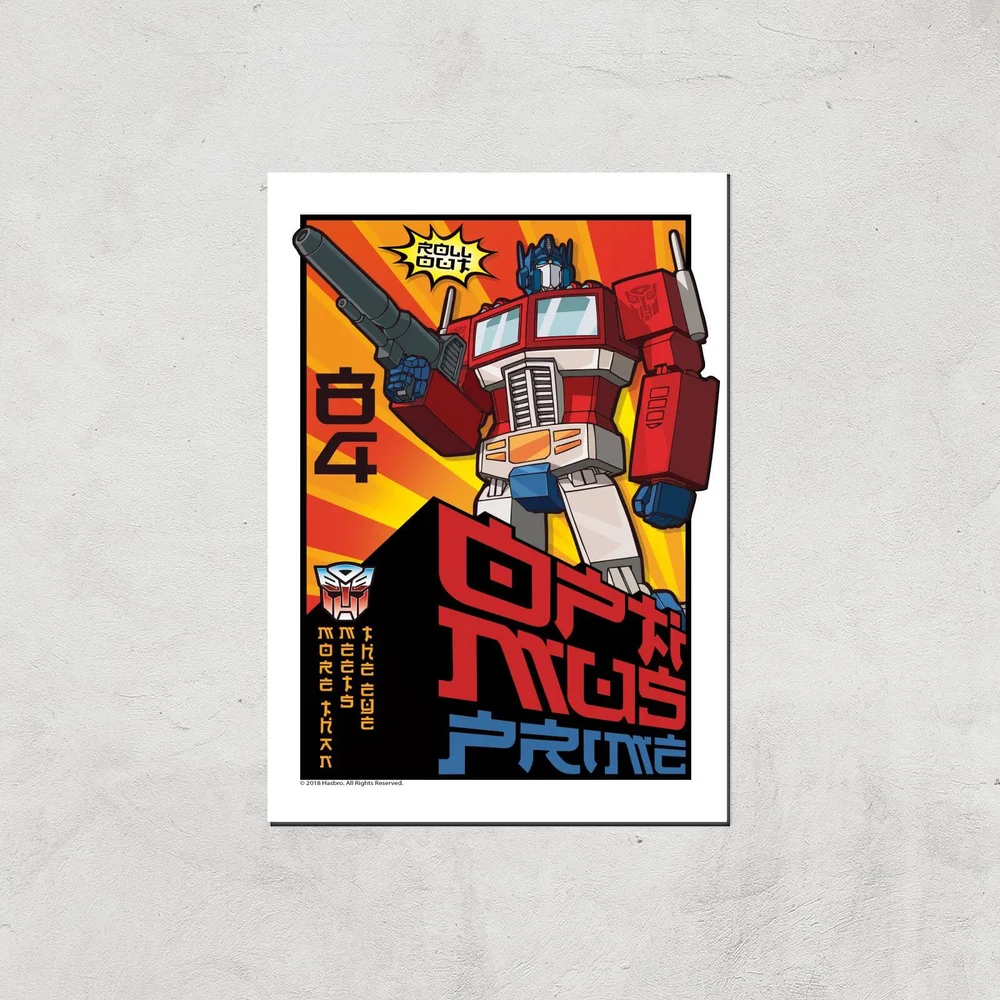 Transformers Roll Out Poster Art Print - A4 - Print Only Image 1