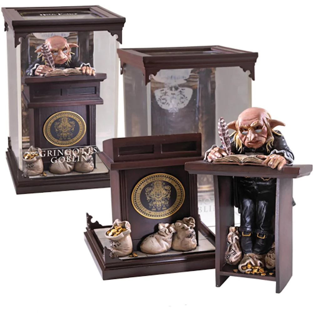 Harry Potter Magical Creatures Gringotts Goblin Scuplture Image 1