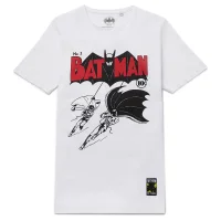 Batman 80th Anniversary 40s Legend T-Shirt - White - undefined undefined
