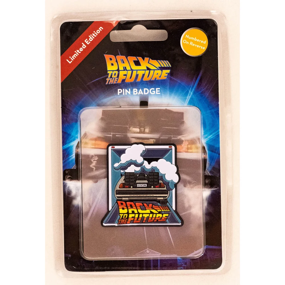 Back to the Future Limited Edition Enamel Pin Badge Image 1