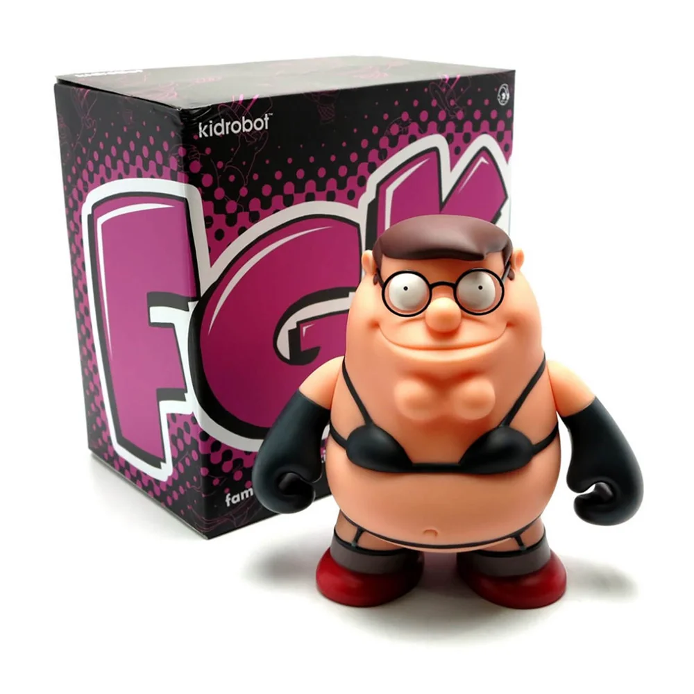 Kidrobot Family Guy Intimate Peter Black Figure 7 inch Image 1