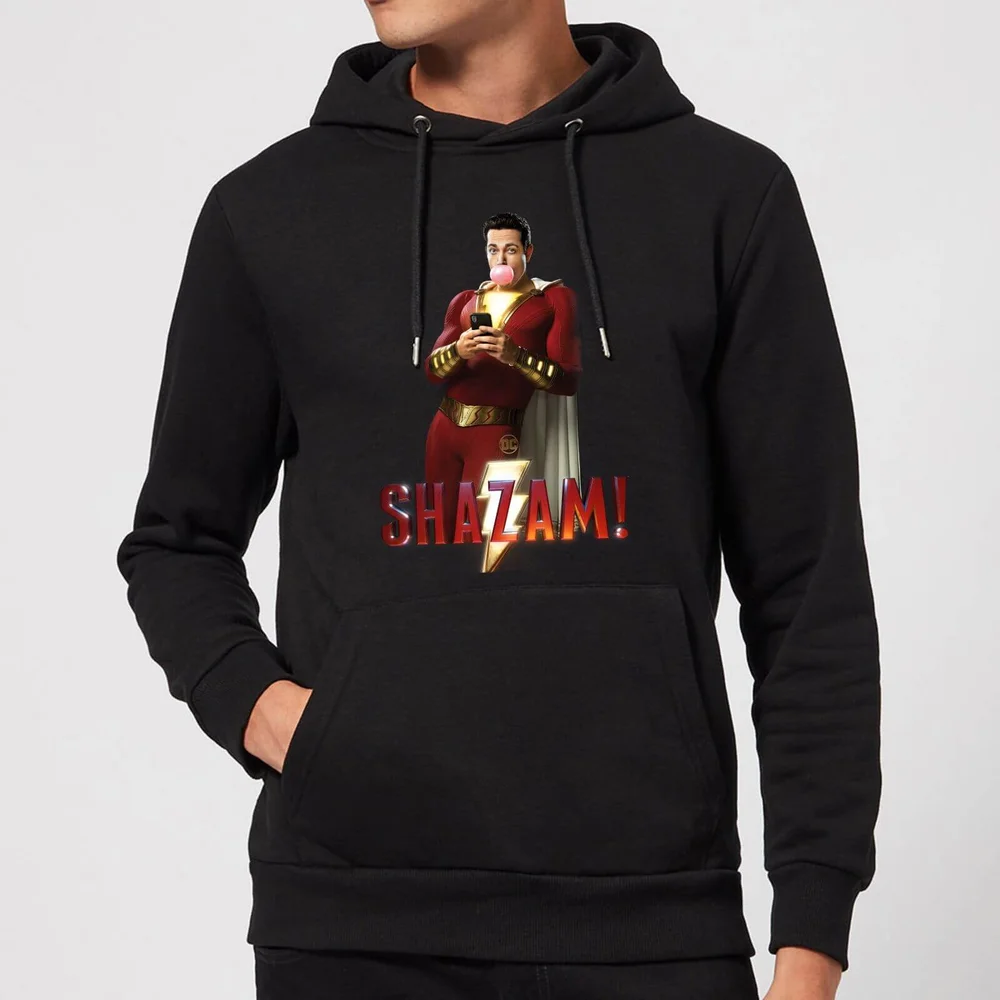 Shazam Bubble Gum Hoodie - Black - S Image 1