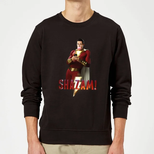 Shazam Bubble Gum Sweatshirt - Black