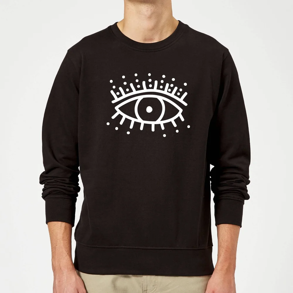 Eye Eye Sweatshirt - Black - S - Black Image 1