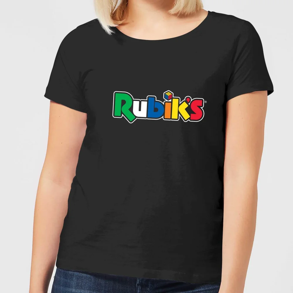 Rubik's Core Logo Women's T-Shirt - Black - 3XL Image 1