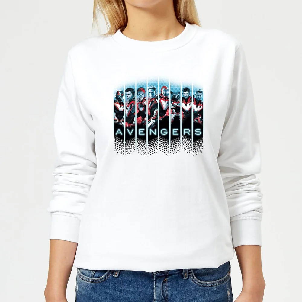 Avengers: Endgame Character Split Women's Sweatshirt - White - XS Image 1
