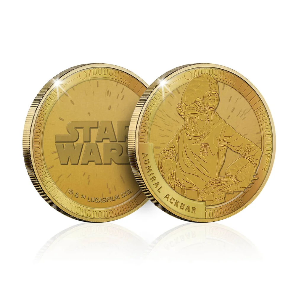 Collectable Star Wars Commemorative Coin: Admiral Ackbar - Zavvi Exclusive (Limited to 1000) Image 1