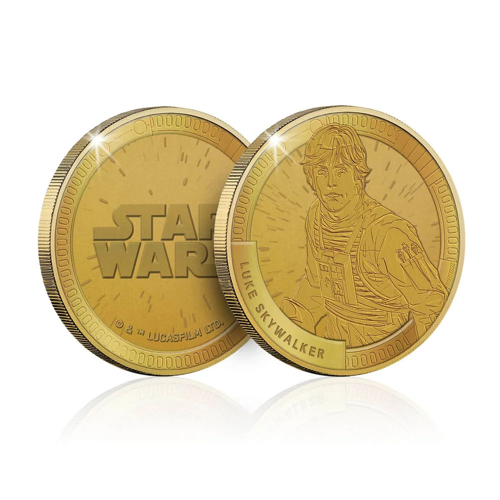 Collectable Star Wars Commemorative Coin: Luke Skywalker - Zavvi Exclusive (Limited to 1000) Image 1