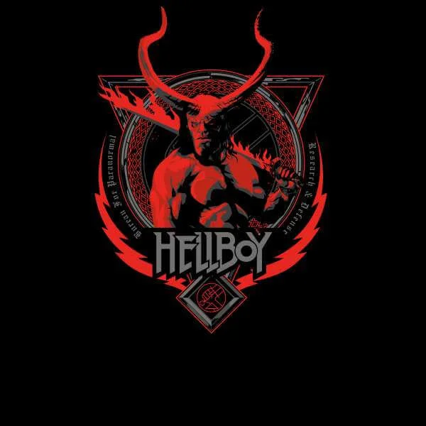 Hellboy Hell's Hero Men's T-Shirt - Black