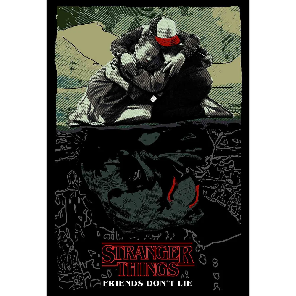 Netflix's Stranger Things "Friends Don't Lie" Giclee Image 1