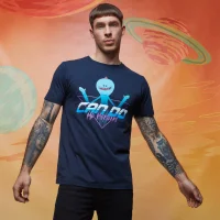 Rick and Morty Get Schwifty Meeseeks Can Do T-Shirt - Navy - undefined undefined