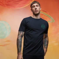 Rick and Morty Get Schwifty Morty Embroidered T-Shirt - Black