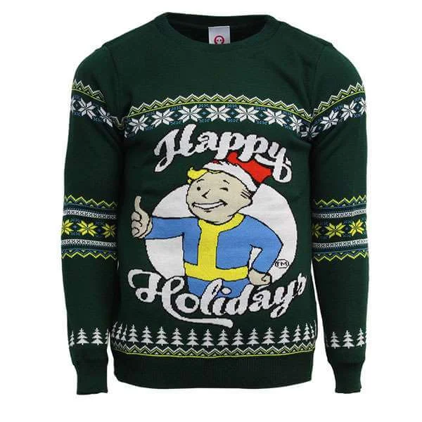 Fallout Happy Holidays Knitted Christmas Jumper - XS Image 1