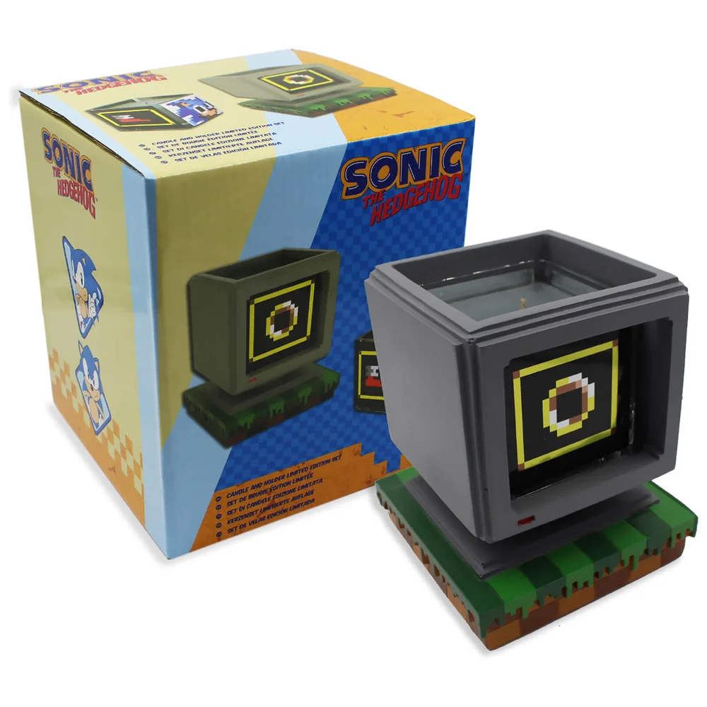 Sonic the Hedgehog Candle and Holder Image 1