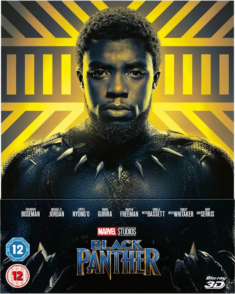 Black Panther 3D (Includes 2D Blu-ray) – Zavvi Exclusive Lenticular Edition Steelbook Image 1