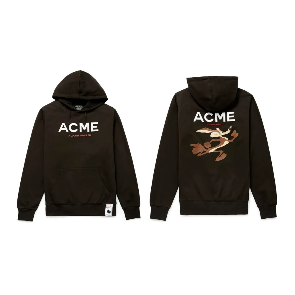 Looney Tunes ACME Capsule Wile E. Coyote Run Hoodie - Black - S Image 1