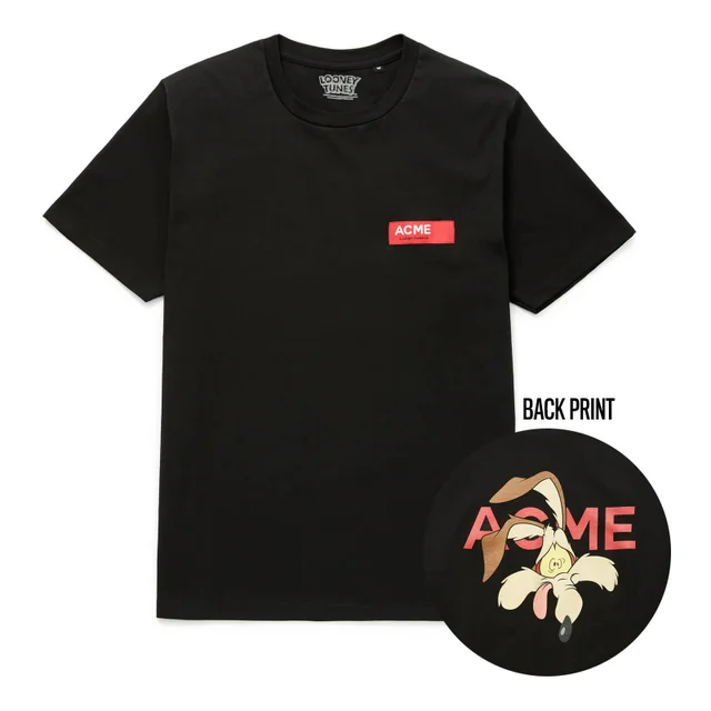 Looney Tunes ACME Capsule Wile E. Coyote Face T-Shirt - Black