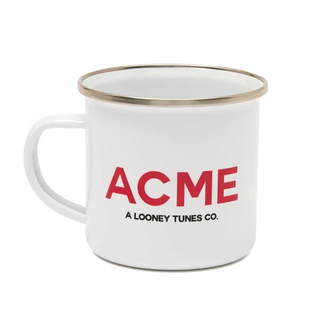 Looney Tunes ACME Capsule Road Runner Enamel Mug - White