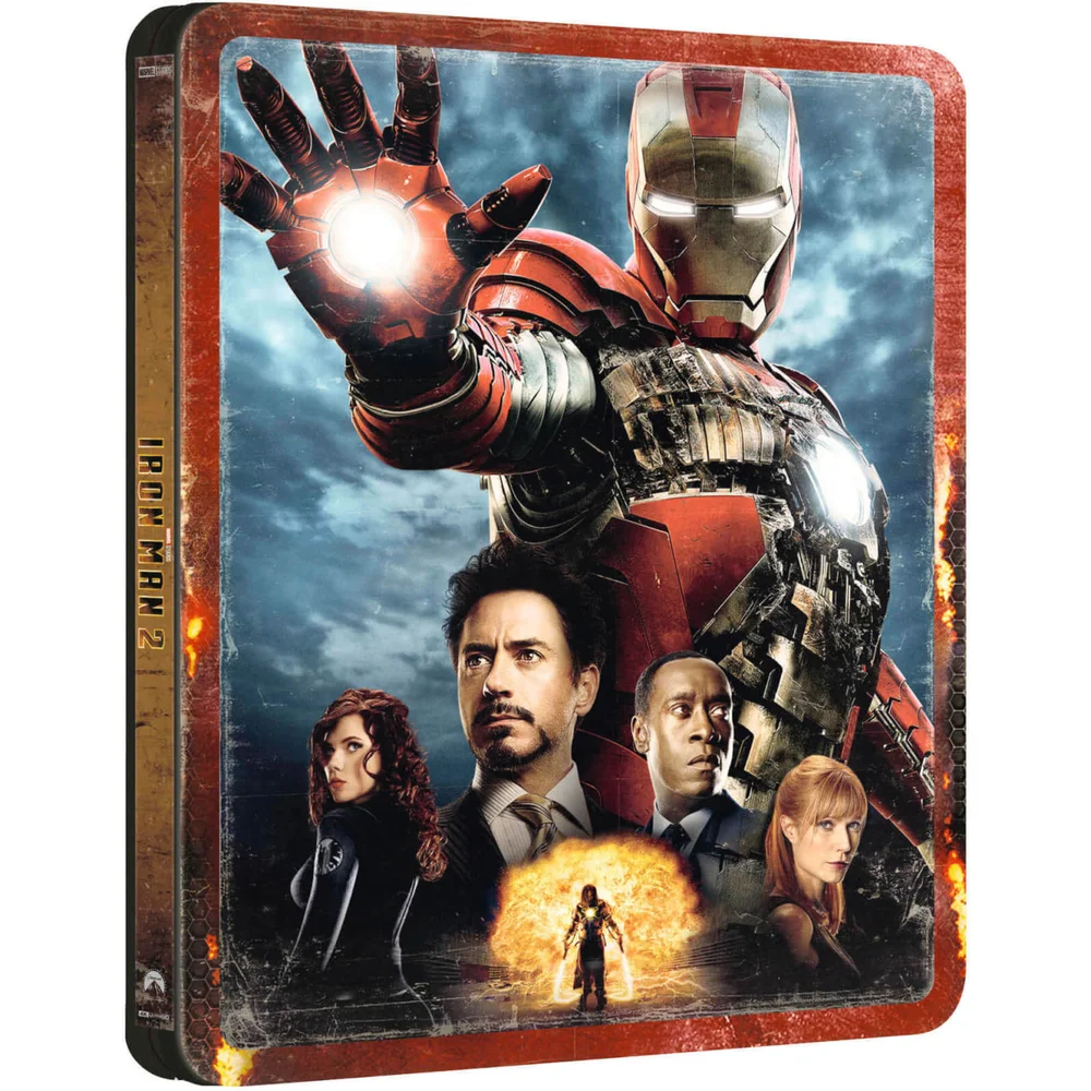 Iron Man 2 - 4K Ultra HD Zavvi Exclusive Steelbook Image 1