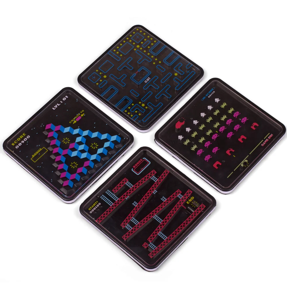 Retro Puzzle Coasters (Set of 4) Image 1