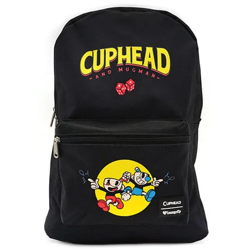 Loungefly Cuphead Deal With The Devil Nylon Backpack Image 1