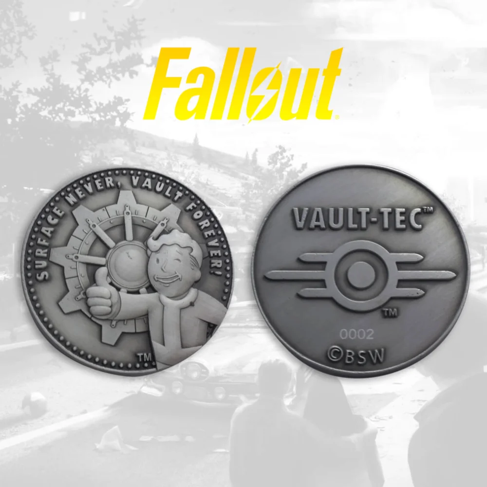 Fallout Collector's Limited Edition Coin: Silver Variant Image 1