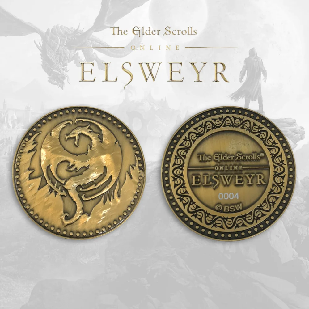Elder Scrolls "Elsweyr" Collector's Limited Edition Coin: Silver Variant Image 1