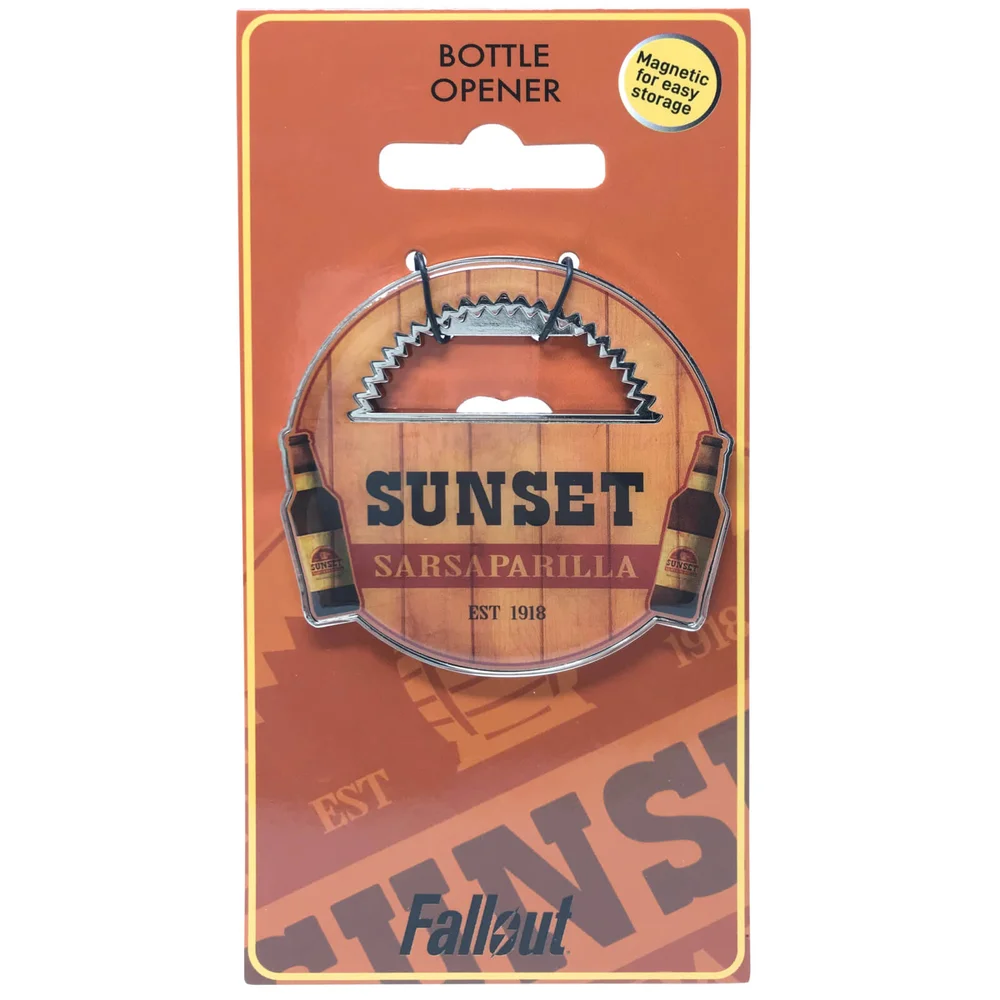 Fallout Sunset Sarsaparilla Bottle Opener Image 1