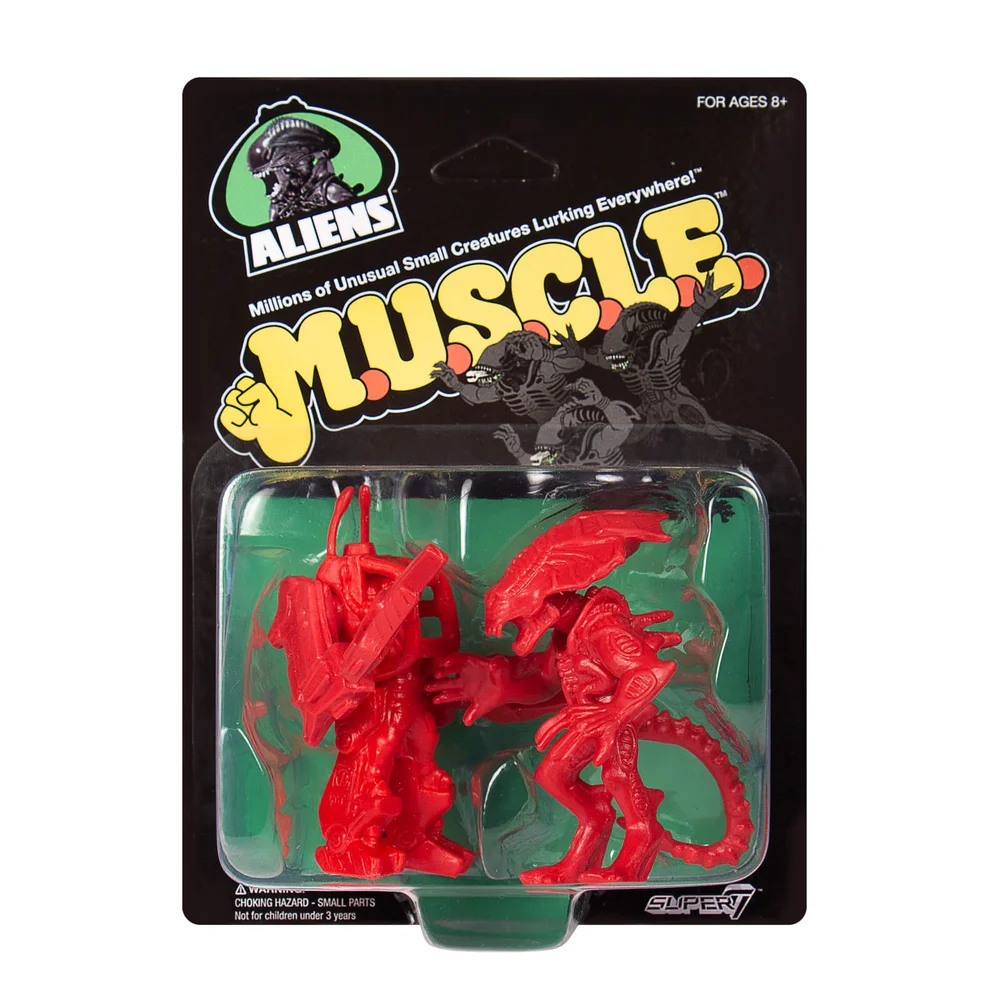 Super7 Alien Ripley and Alien Queen Red M.U.S.C.L.E. Figures - Zavvi Exclusive (2-Pack) Image 1