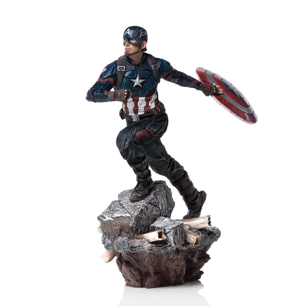 Iron Studios Avengers: Endgame Deluxe BDS Art Scale Statue 1/10 Captain America (21cm) Image 1