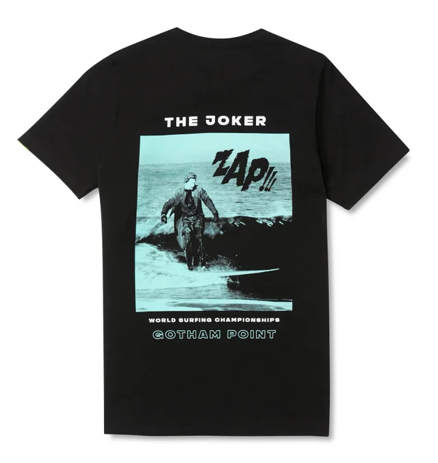 Batman Surf The Joker Crash T-Shirt - Black