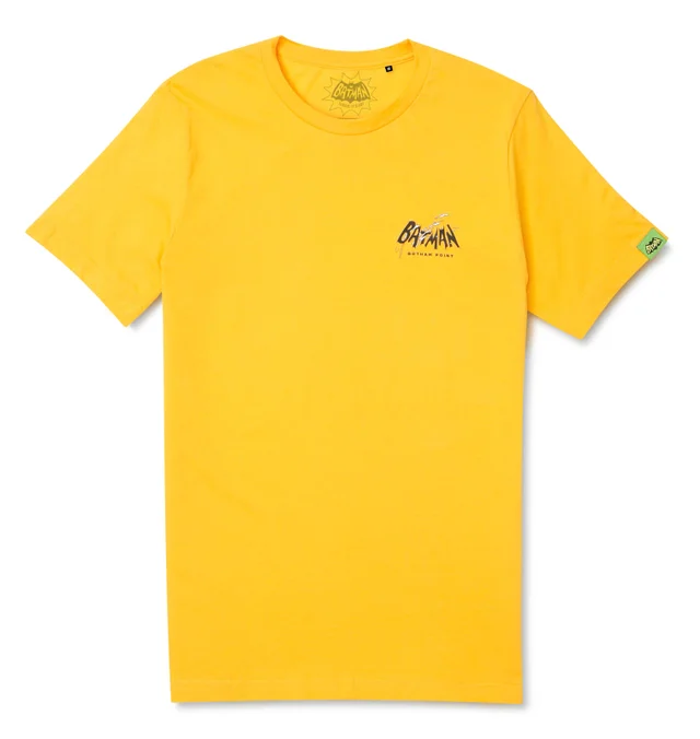 Batman Surf Logo Gotham Point T-Shirt - Yellow