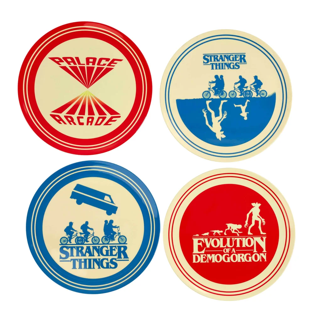 Funko Homeware Stranger Things Melamine Plate Set Silhouette Image 1