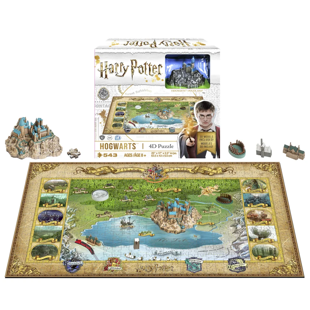 Harry Potter Mini Hogwarts Puzzle (543 Pieces) Image 1