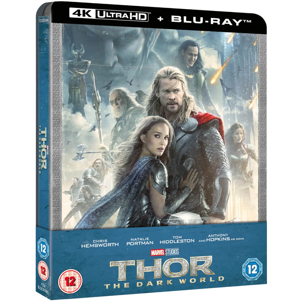 Thor: The Dark World – 4K Ultra HD Zavvi Exclusive Steelbook (Includes 2D Blu-Ray) Image 1