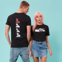 Street Fighter Arcade Heavenly Kings Unisex T-Shirt - Black - undefined undefined