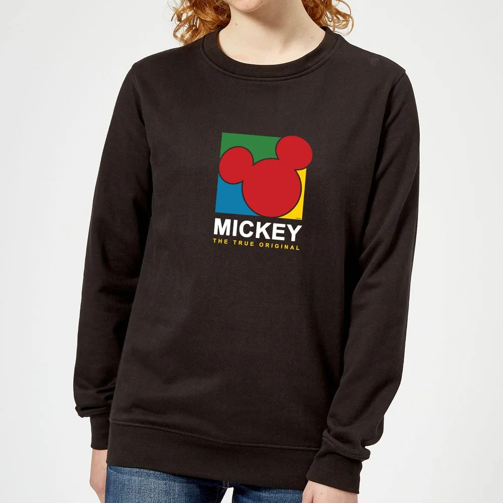 Disney Mickey The True Original Women's Sweatshirt - Black - XS Image 1